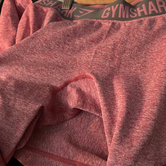 Gymshark Flex Leggings Size Medium Pink with Grey - Picture 6 of 7